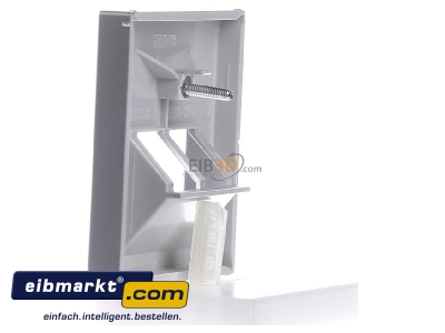 Ansicht rechts Jung A 569-2 BFPLUA AL Abdeckung alu f�r IAE/UAE-Dose 