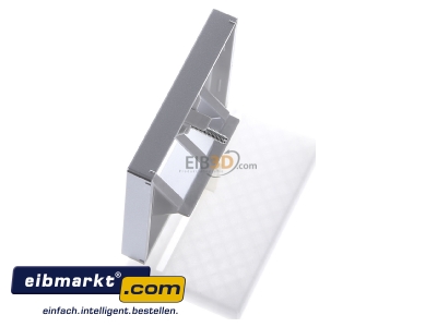 Ansicht oben rechts Jung A 569-2 BFPLUA AL Abdeckung alu f�r IAE/UAE-Dose 