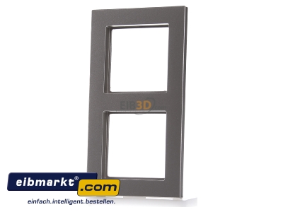 Frontansicht Jung AC582CH Rahmen 2fach champ waage-/senkrecht AC 582 CH