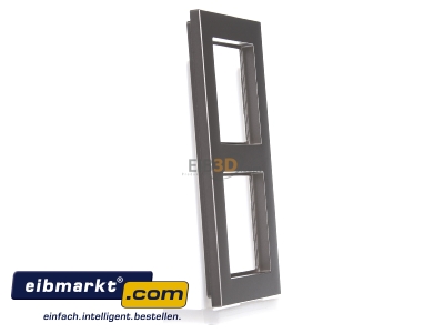 Ansicht links Jung AC582CH Rahmen 2fach champ waage-/senkrecht AC 582 CH