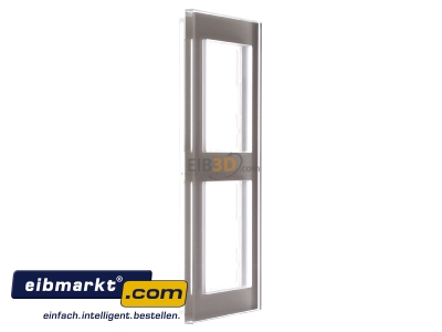 Ansicht links Jung AC 582 GL CH Glasrahmen 2fach champ waage-/senkrecht 