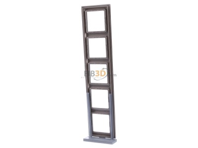 Ansicht hinten Jung AC 585 CH Rahmen 5fach champ waage-/senkrecht 
