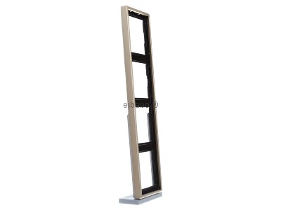 Ansicht links Jung ME 2984 C Rahmen 4fach Mess/clas waage-/senkrecht 