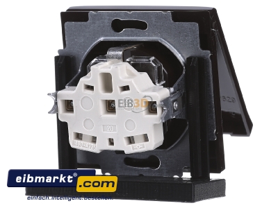 Ansicht hinten Busch-Jaeger 20 EUGK-31-101 Schuko-Steckdoseneinsatz IP44 braun 