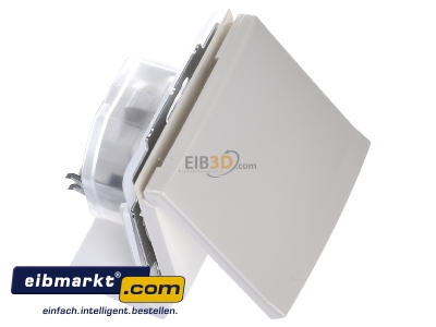 Ansicht oben links Busch-Jaeger 20 EUGK-32-101 Schuko-Steckdoseneinsatz IP44 wei 