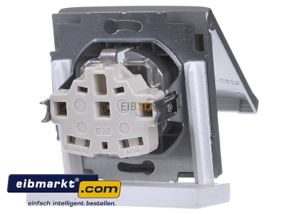 Back view Busch-Jaeger 20 EUGK-33-101 Socket outlet protective contact
