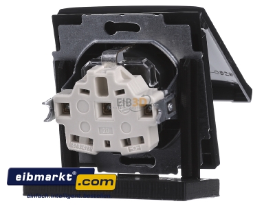 Ansicht hinten Busch-Jaeger 20 EUGK-35-101 Schuko-Steckdoseneinsatz IP44 anthrazit 
