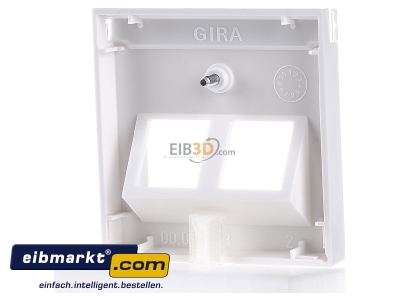 Back view Gira 264027 Central cover plate
