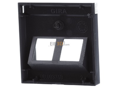 Back view Gira 264028 Central cover plate Modular Jack 
