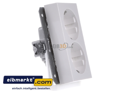 Ansicht links Gira 273103 Doppeldose SCHUKO KS 1fach rws 