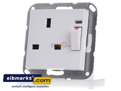 Front view Gira 278003 Socket outlet british standard - 
