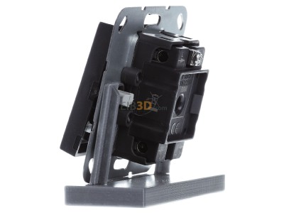 View on the right Gira 283628 2-pole switch flush mounted anthracite 
