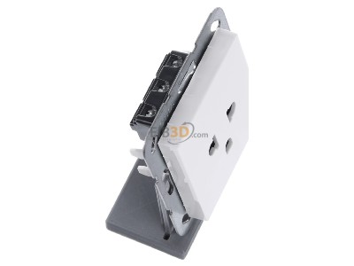 View top left Gira 284003 Socket outlet (receptacle) white 
