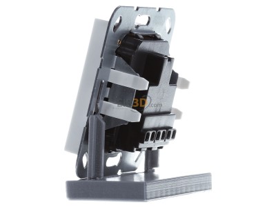 Ansicht rechts Gira 284027 Steckdose EURO US System rws matt 