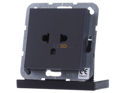 Front view Gira 284028 Socket outlet (receptacle) 
