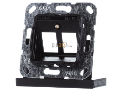 Front view Gira 560200 Basic element Modular Jack 
