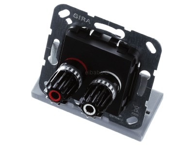 View up front Gira 566610 Basic element with central cover plate 
