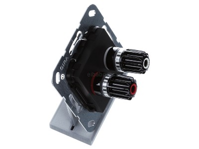 View top left Gira 566610 Basic element with central cover plate 
