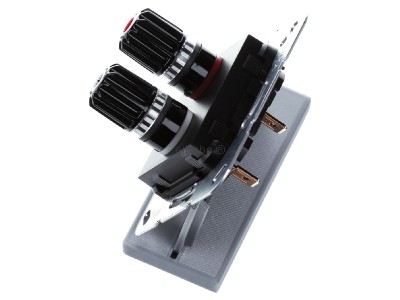 View top right Gira 566610 Basic element with central cover plate 
