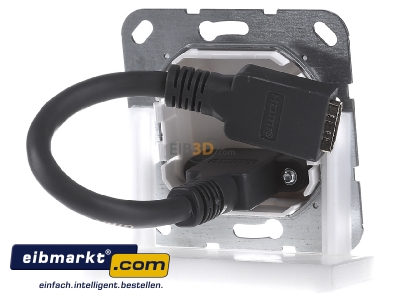 Ansicht hinten Gira 567003 HDMI Kabelpeitsche rws 