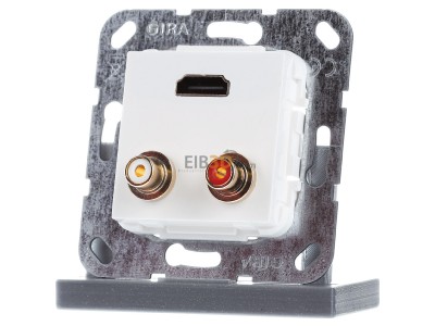 Front view Gira 567303 Basic element with central cover plate 
