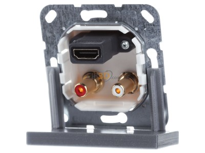 Ansicht hinten Gira 567303 UP Tragring HDMI C Audio rws 