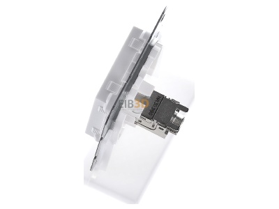 Ansicht oben rechts Gira 569603 Modular Jack RJ45 Cat6A rws LSA Plus Buchse 