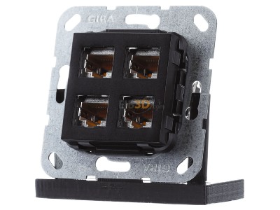 Front view Gira 569910 Basic element with central cover plate 
