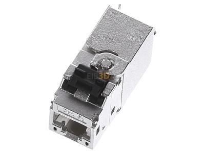 Ansicht oben vorne Gira 574000 Modular Jack RJ45 Cat6A Buchse m.Staubschutz 