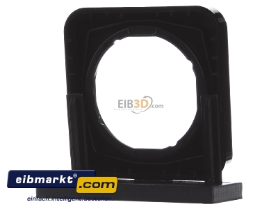 Ansicht hinten Berker 10112145 Rahmen sw/gl 1fach, rund 