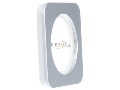 View on the left Berker 10112174 Frame 1-gang aluminium 
