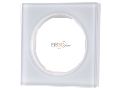Frontansicht Berker 10112209 Rahmen Glas/pows 1fach, rund 