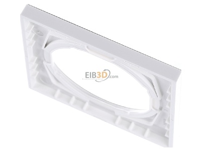 Ansicht oben hinten Berker 10112209 Rahmen Glas/pows 1fach, rund 