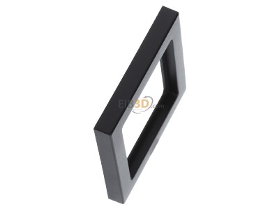 View top left Berker 10116096 Frame 1-gang anthracite 
