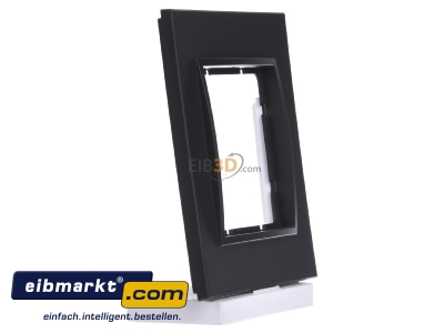 Ansicht links Berker 10116626 Rahmen anth/matt 1fach 
