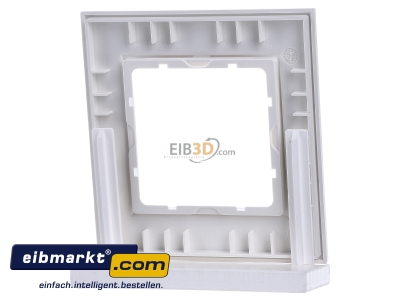 Back view Berker 10116919 Frame 1-gang white
