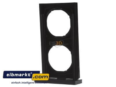 Ansicht hinten Berker 10122245 Rahmen sw/gl 2fach 