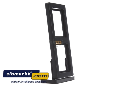 Ansicht links Berker 10126086 Rahmen anth/samt 2fach 