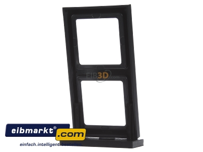 Back view Berker 10126096 Frame 2-gang anthracite
