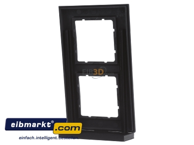 Ansicht hinten Berker 10126626 Rahmen anth/matt 2fach 