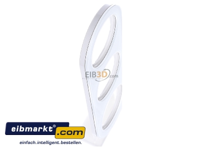 Ansicht oben links Berker 10132009 Rahmen Glas/pows 2fach 