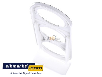 Ansicht oben hinten Berker 10132009 Rahmen Glas/pows 2fach 