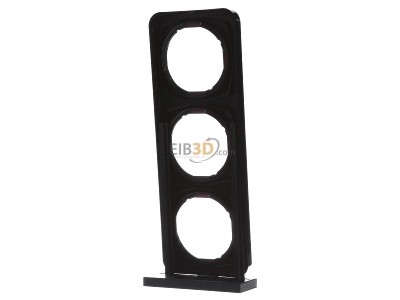 Ansicht hinten Berker 10132145 Rahmen sw/gl 3fach 