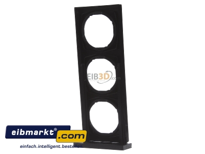 Ansicht hinten Berker 10132245 Rahmen sw/gl 3fach 