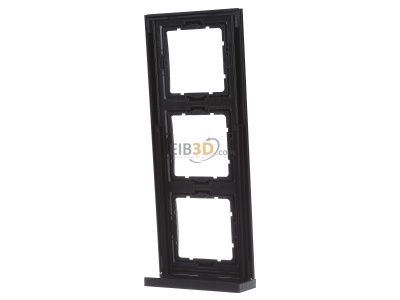 Ansicht hinten Berker 10133005 Rahmen sw/anth 3fach 