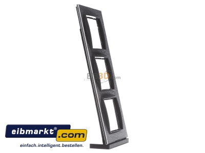 Ansicht links Berker 10133606 Rahmen Eds/anth 3fach 