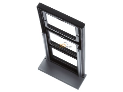 Ansicht oben hinten Berker 10136086 Rahmen anth/samt 3fach 