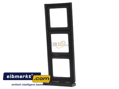 Ansicht hinten Berker 10136096 Rahmen anth/samt 3fach 