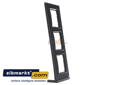 Ansicht links Berker 10136626 Rahmen anth/matt 3fach 