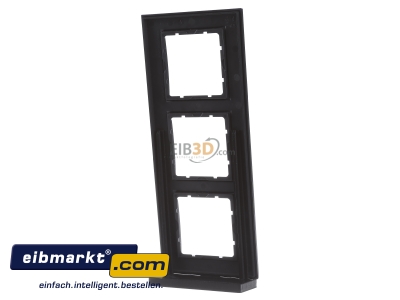 Ansicht hinten Berker 10136626 Rahmen anth/matt 3fach 